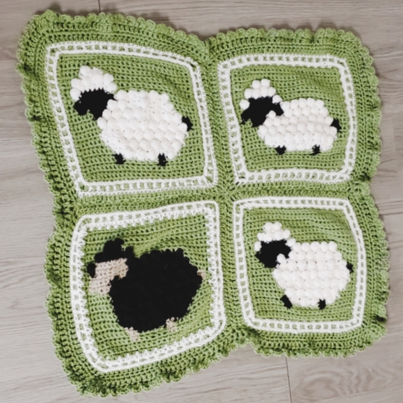 Hand Crafted Other - Crochet, sheep, farm, Irish, scottish, baby, hygge